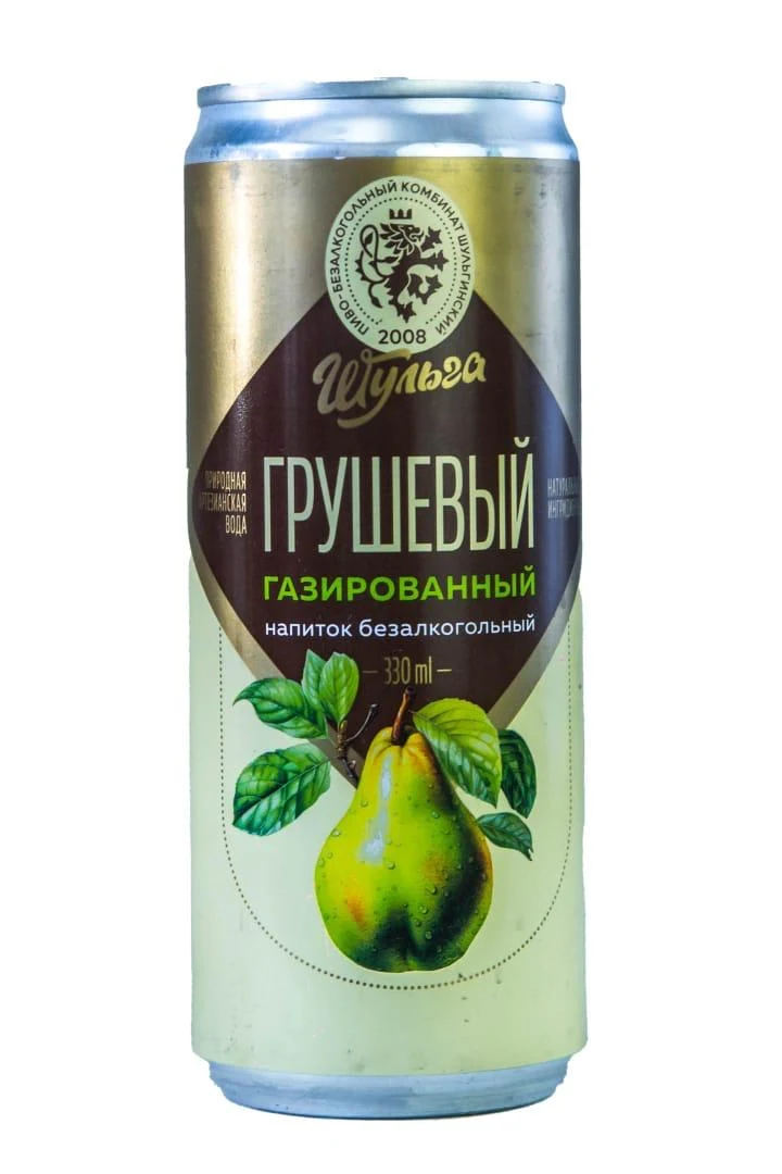 Напиток безалкогольный газированный грушевый «Дюшес»: Грушевый, банка 0,33 л