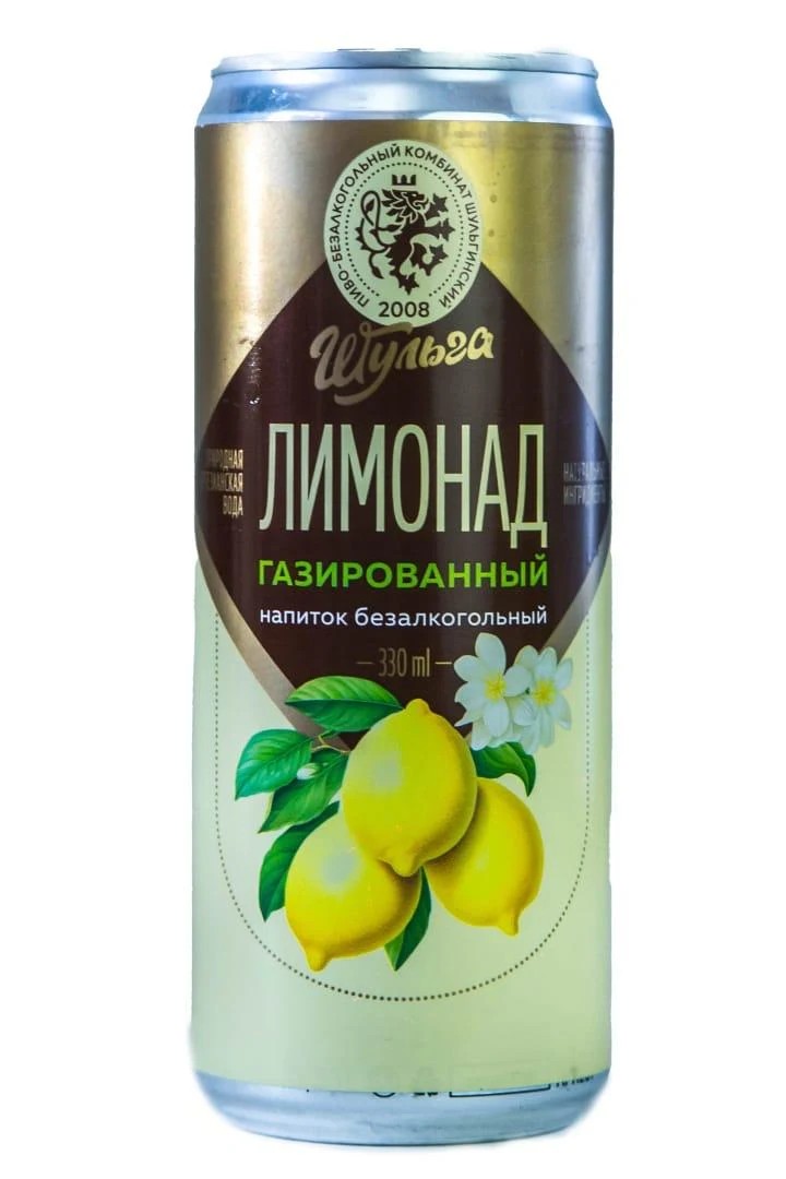 Лимонад «Шульгинский»: Банка 0,33 л